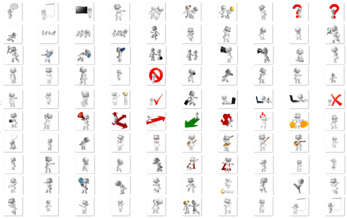 3D character images